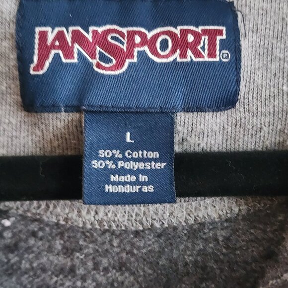 UCLA Bruins Sweatshirt Mens Large Gray 1/4 Zip Pullover NCAA Basketball JanSport - Picture 3 of 8